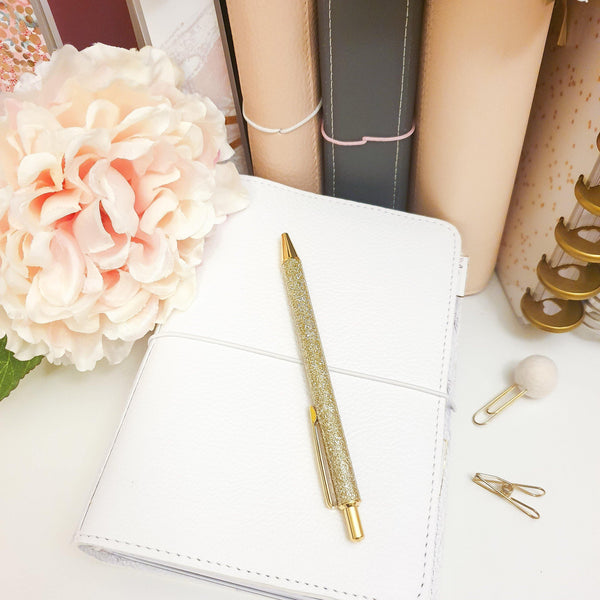 Gold glitter pen - WendyPrints