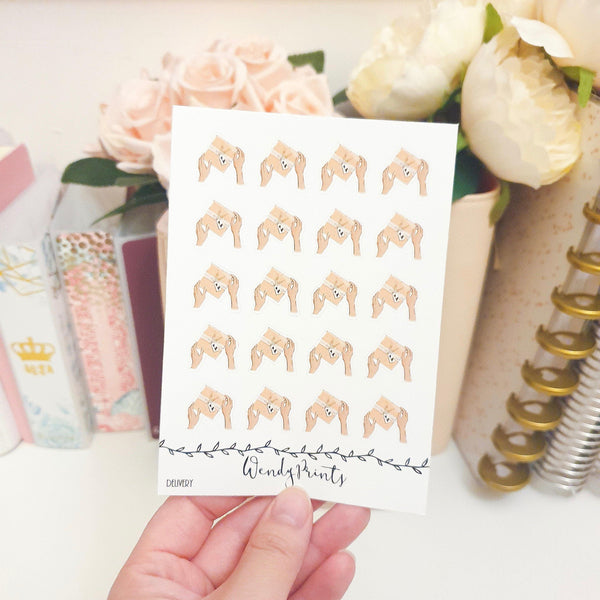Delivery Package Icon Sticker, Planner Stickers (W61) - WendyPrints