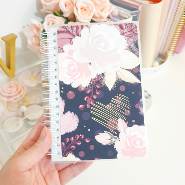Dark Bloom, LARGE (5x7 inches), Reusable Sticker Book